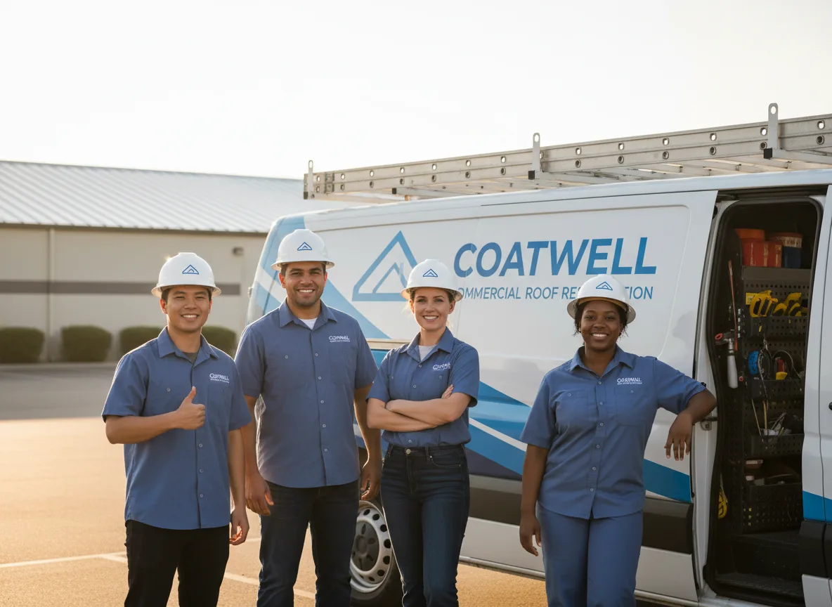 Commercial roof coating company in Hankamer, TX